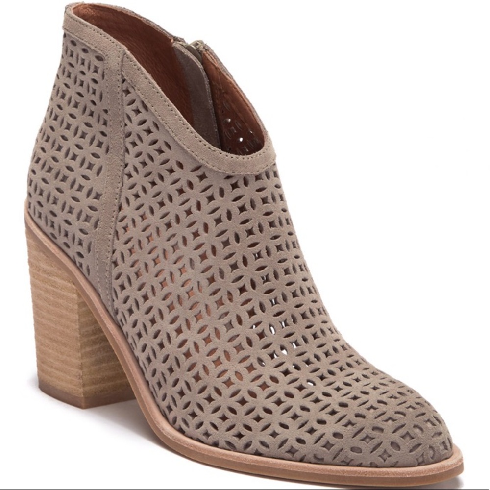 Jeffrey Campbell Medera Suede Booties Size 10